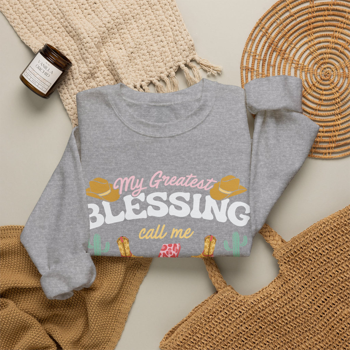 "My Greatest Blessing Call Me Mama" Western Floral Design
