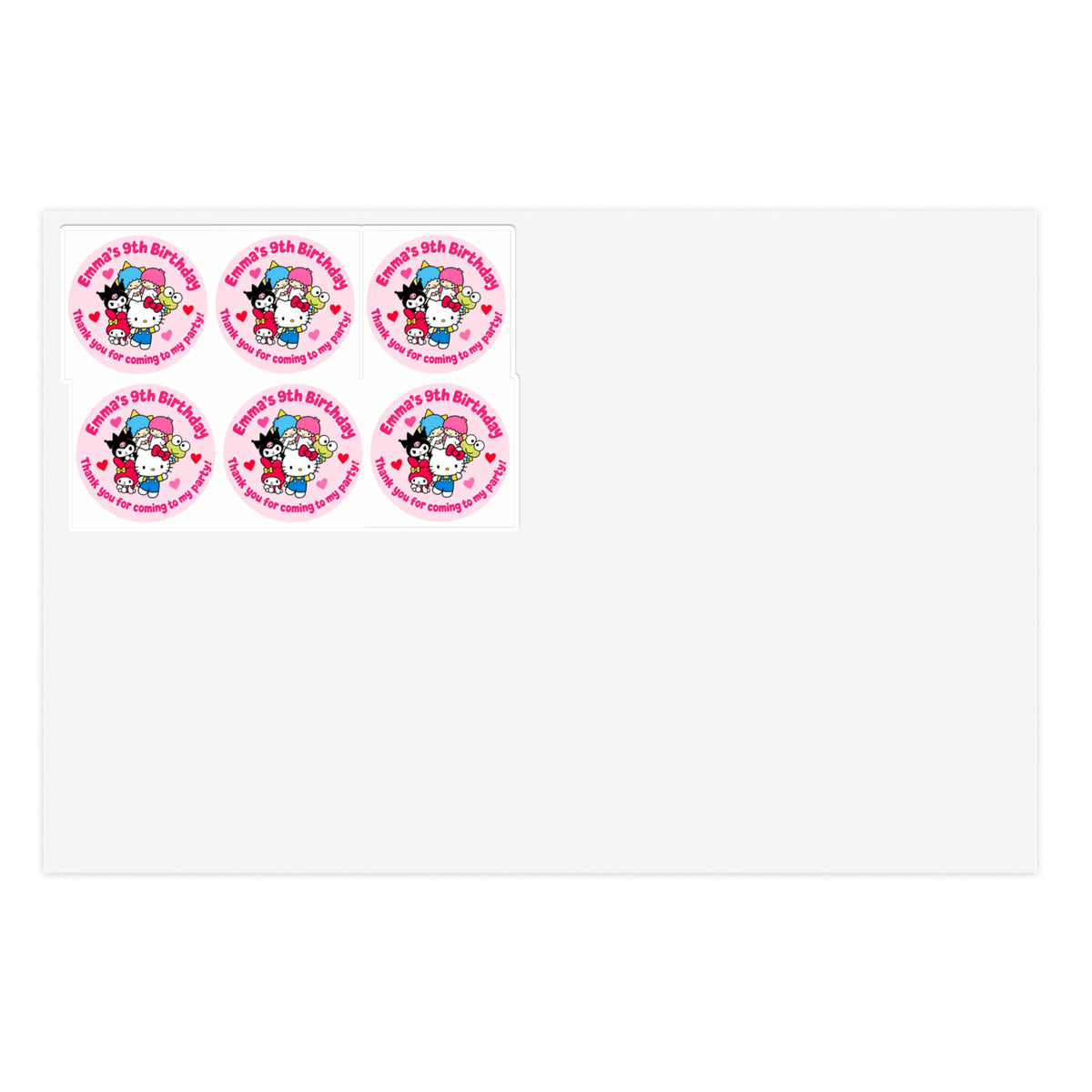 Emma's Sticker Sheets