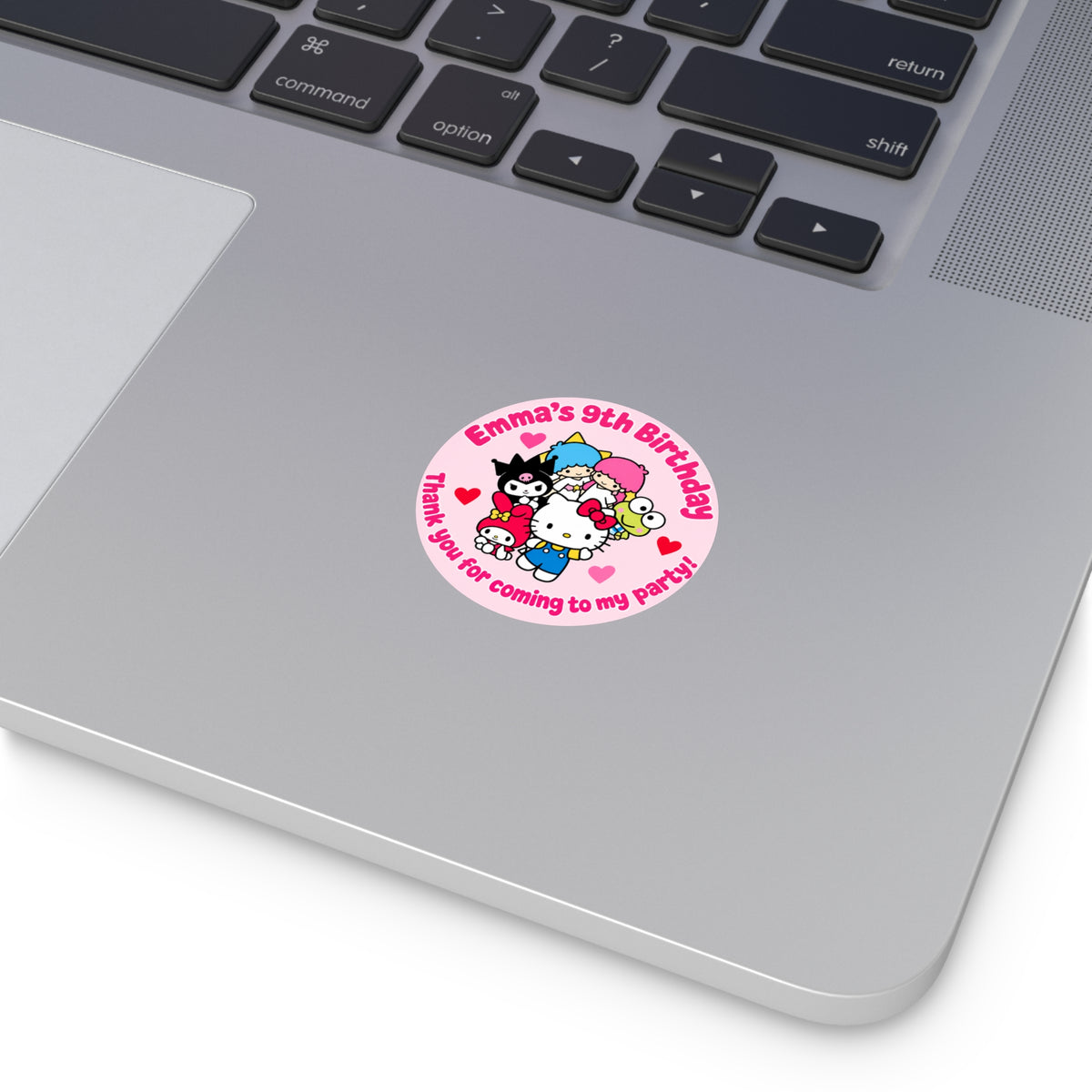 Emma's Hello Kitty Birthday sticker