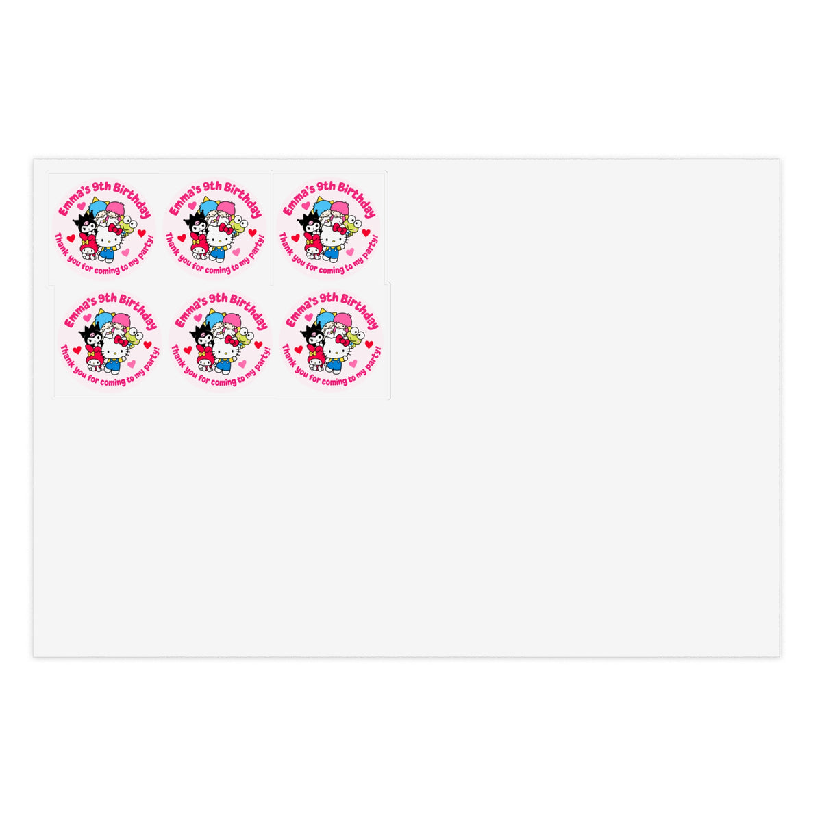 Emma's Sticker Sheets