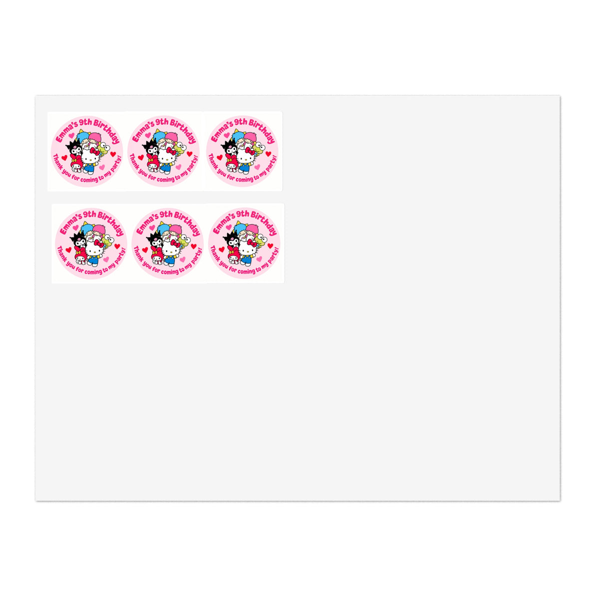 Emma's Sticker Sheets
