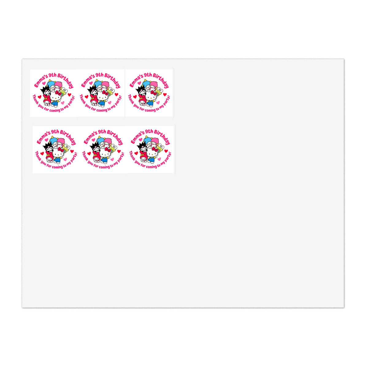 Emma's Sticker Sheets
