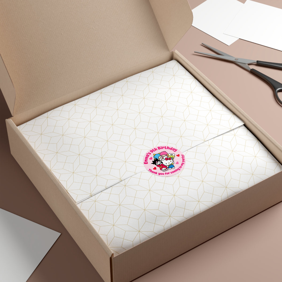 Emma's Hello Kitty Birthday sticker